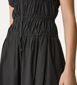 Discount forte_forte abito bustier in popeline nero