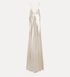 Online forte_forte abito chic in jersey laminato silver