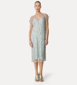 Best forte_forte abito in tulle con ricamo “firefly” firefly
