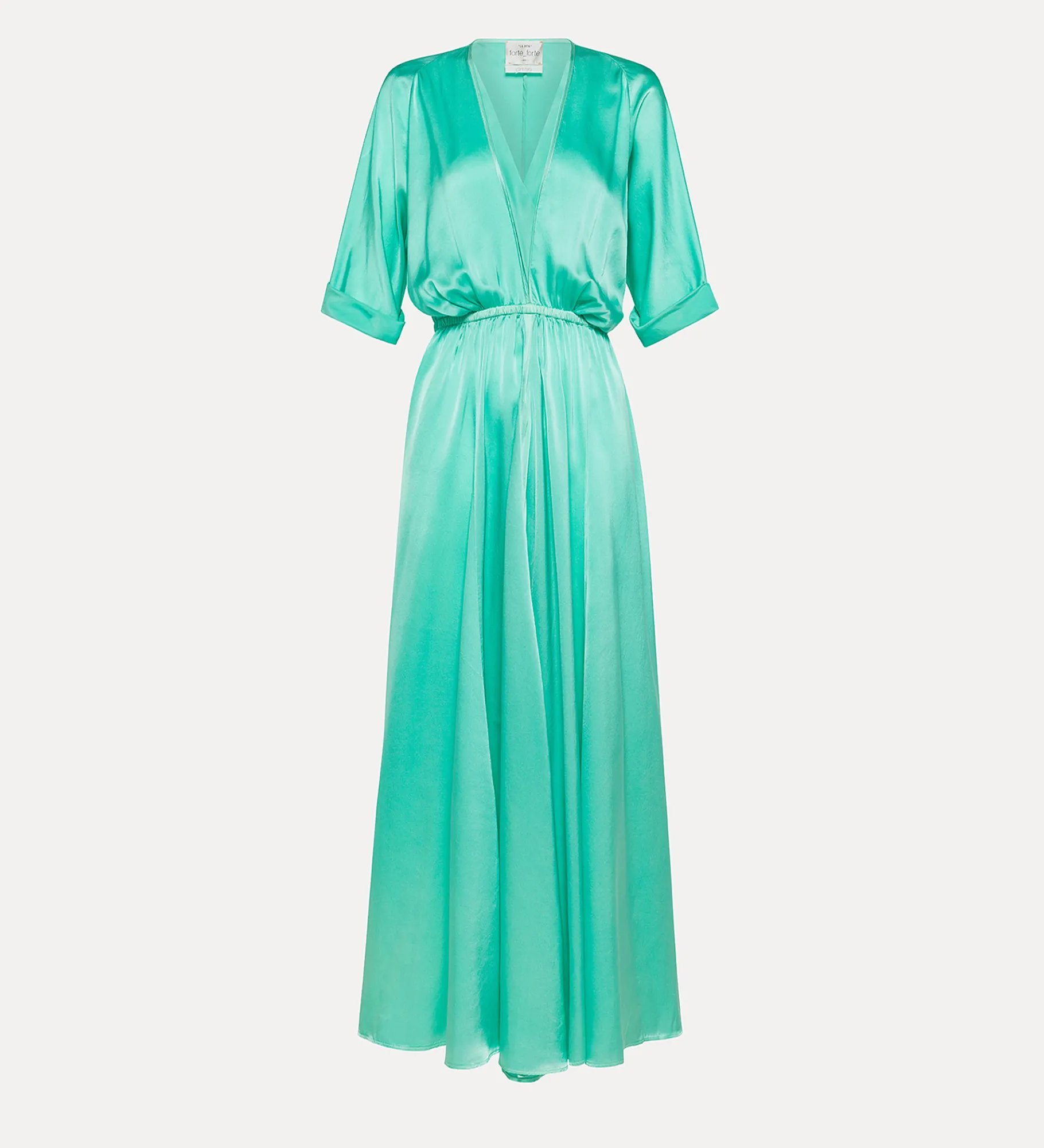 Best forte_forte abito mezza manica elegante azzurro breeze