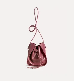 Fashion forte_forte borsa a secchiello compatta in vitello bolero