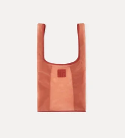 New forte_forte borsa in tulle colorato terre
