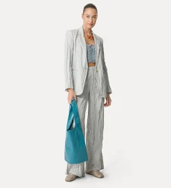 Fashion forte_forte borsa in vitello peacock