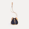 Discount forte_forte borsa secchiello in pelle e crochet nuit