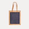Best forte_forte borsa shopper in pelle e crochet nuit