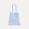 Clearance forte_forte borsa shopper piccola in vitello azzurro