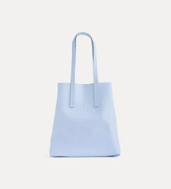 Clearance forte_forte borsa shopper piccola in vitello azzurro