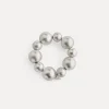 Outlet forte_forte bracciale di perle argento
