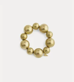 Online forte_forte bracciale di perle in ottone bronze