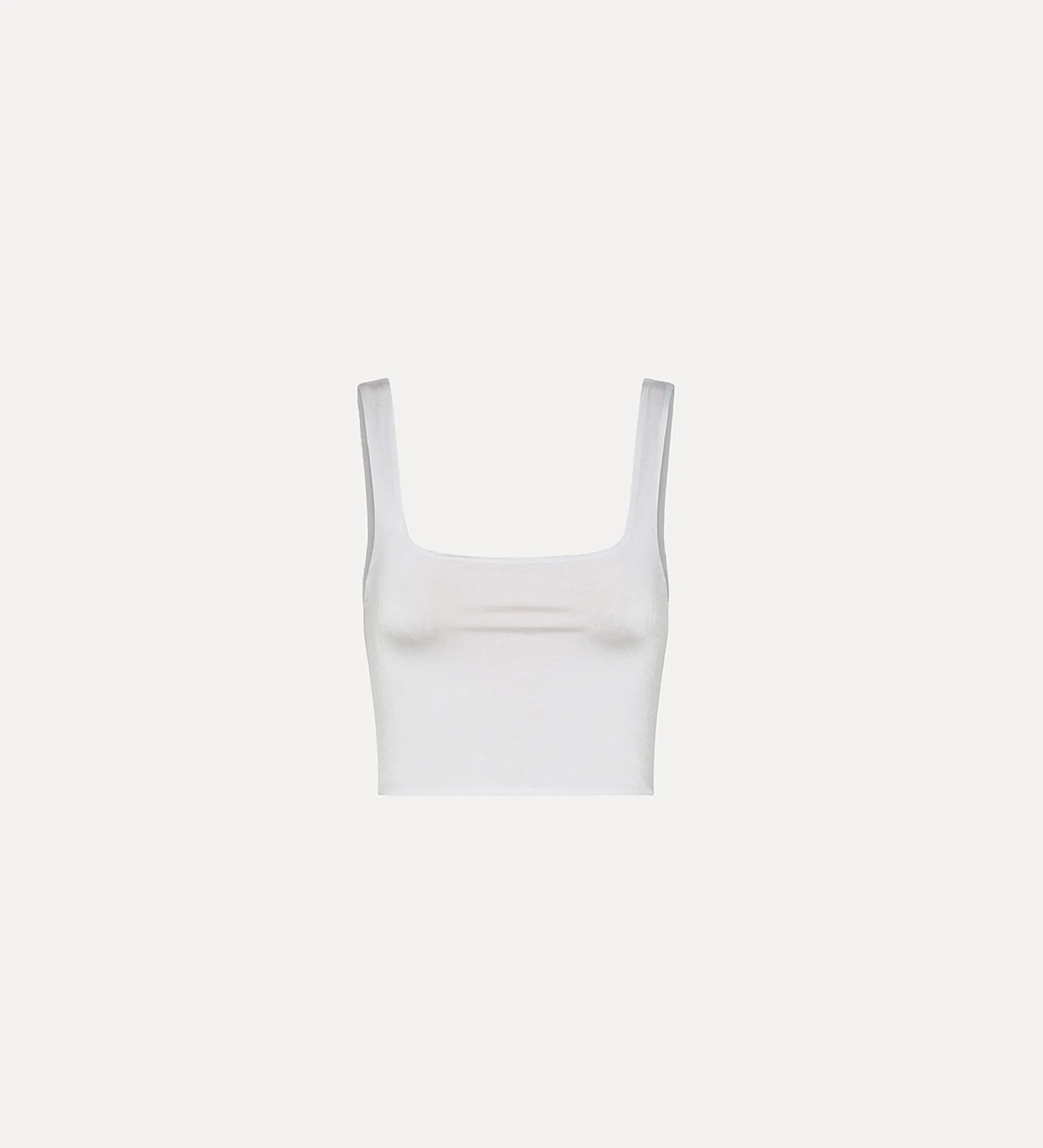 Outlet forte_forte bralette in jersey lucido bianco