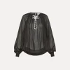 Best forte_forte camicia bohemien nera nero