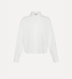Clearance forte_forte camicia boxy fit bianco
