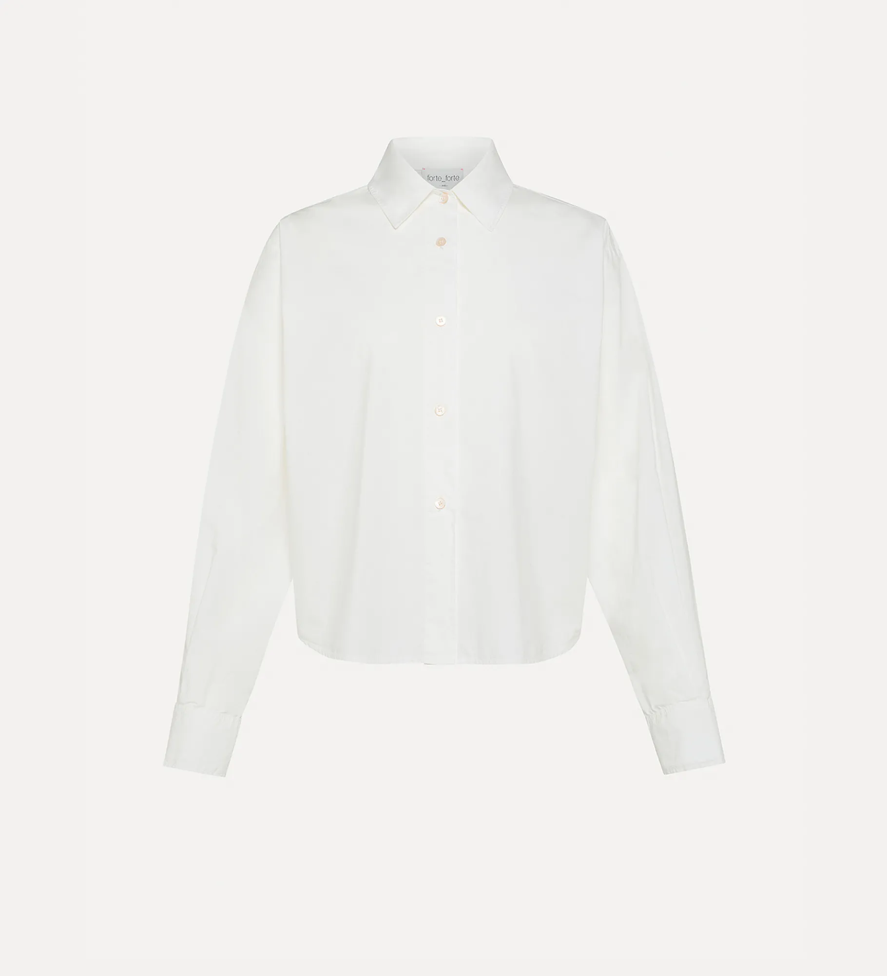 Clearance forte_forte camicia boxy fit bianco