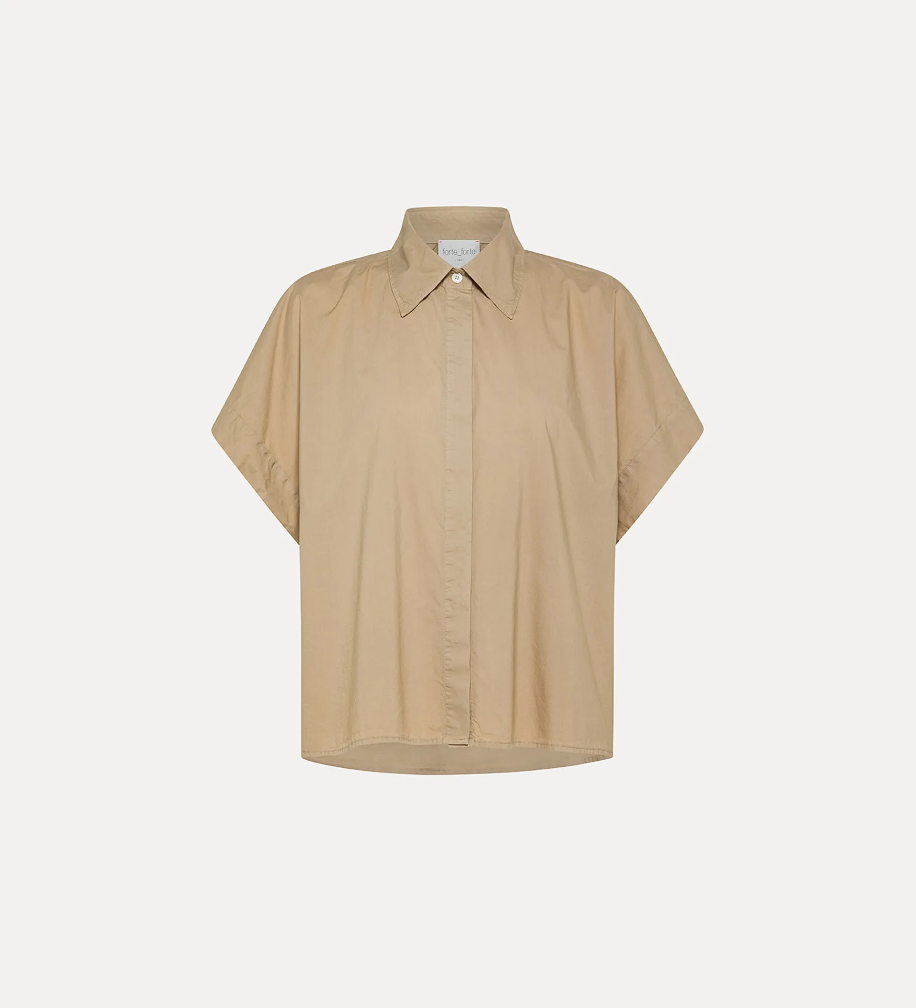 Hot forte_forte camicia boxy fit dune