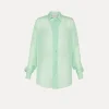 Outlet forte_forte camicia chiffon donna mint
