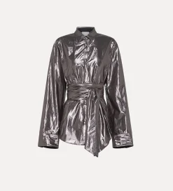 Best forte_forte camicia con nodo ombra