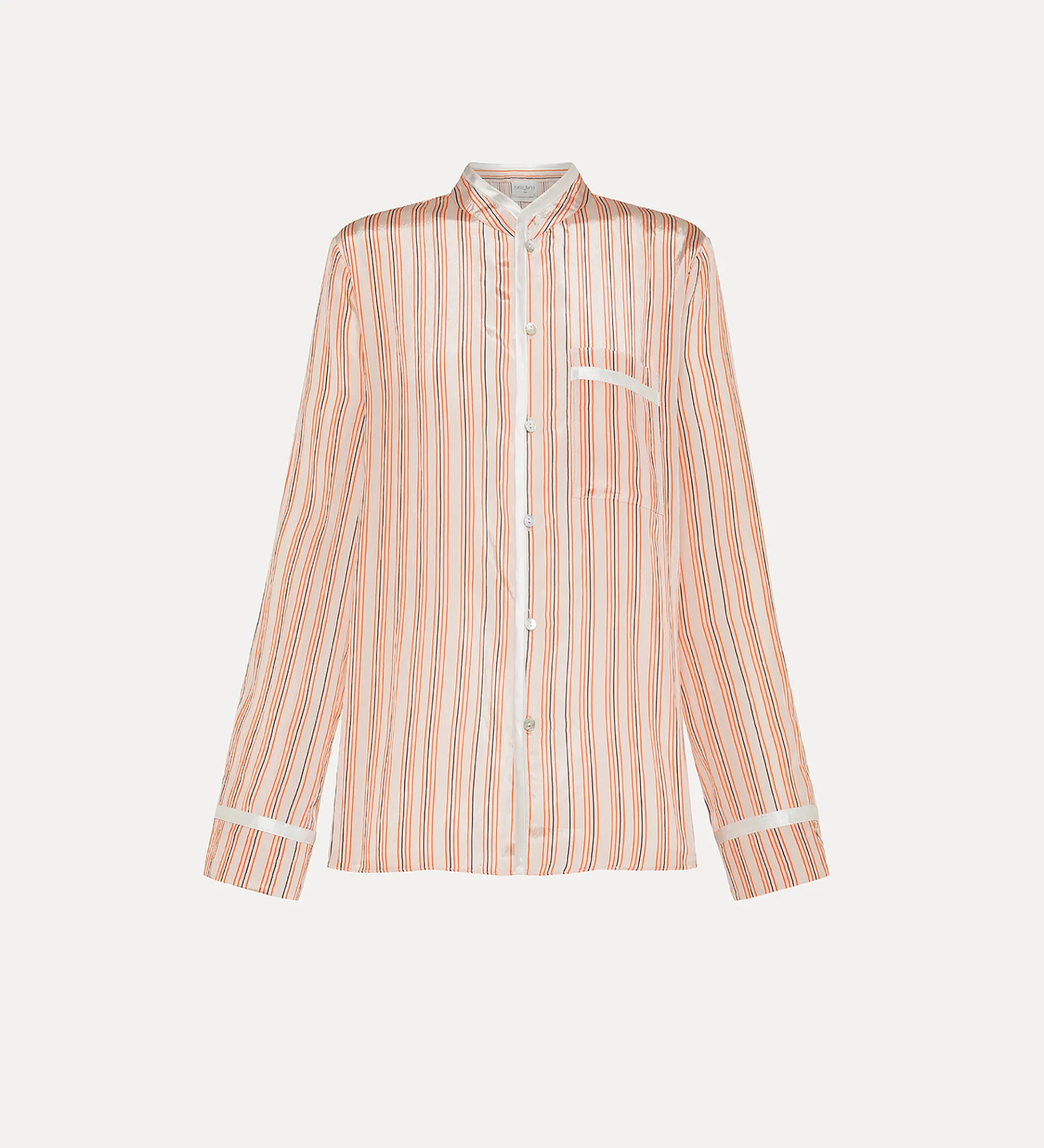 Online forte_forte camicia coreana a righe pistillo