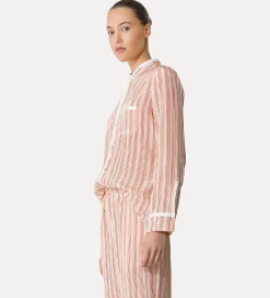 Online forte_forte camicia coreana a righe pistillo