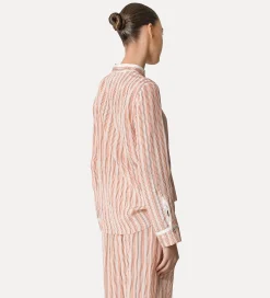 Online forte_forte camicia coreana a righe pistillo