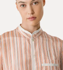 Online forte_forte camicia coreana a righe pistillo