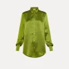 Fashion forte_forte camicia essential in raso di seta felce