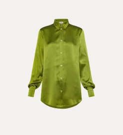 Fashion forte_forte camicia essential in raso di seta felce