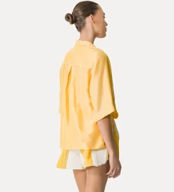 New forte_forte camicia essential in seta habotai sole