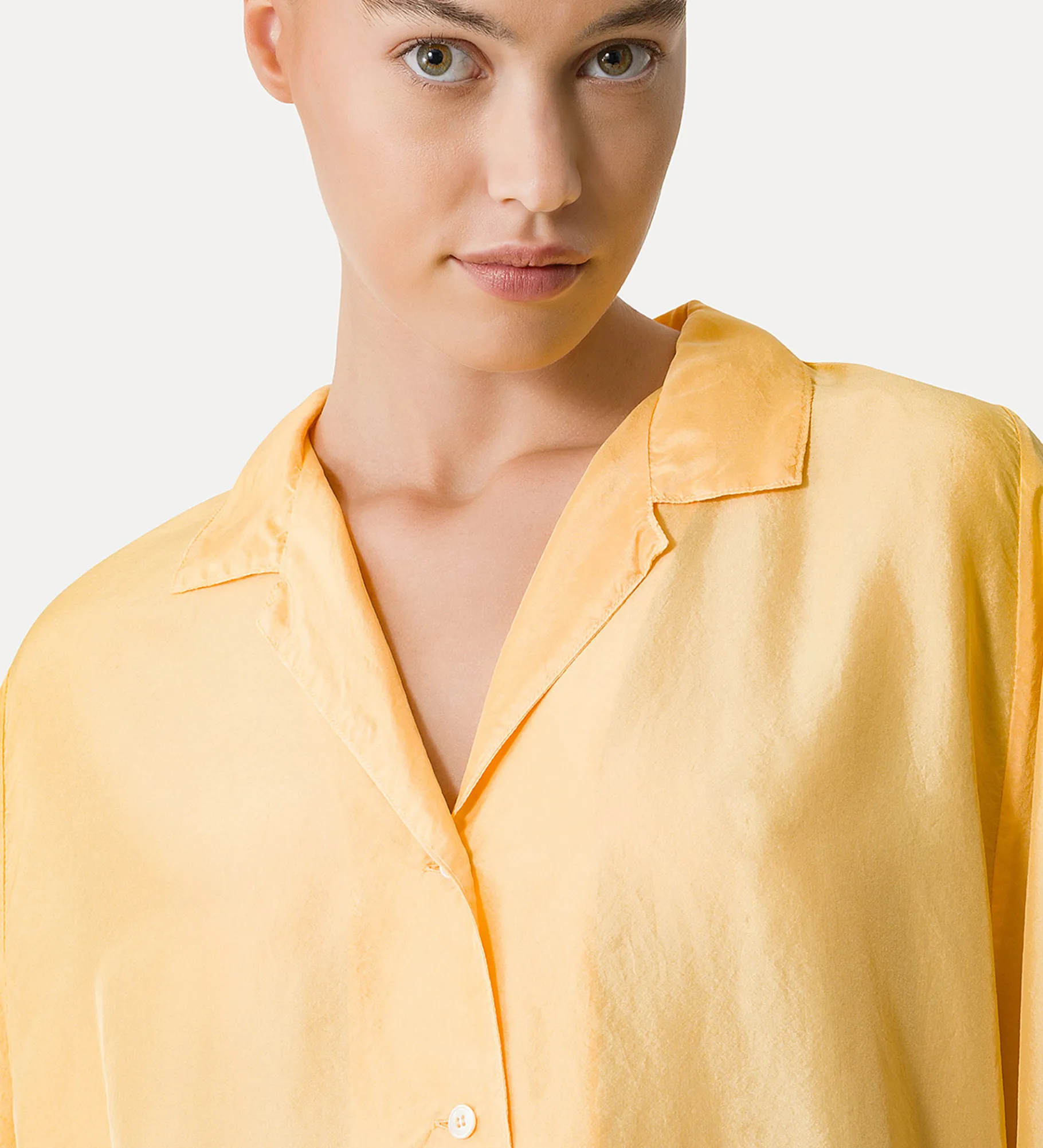 New forte_forte camicia essential in seta habotai sole