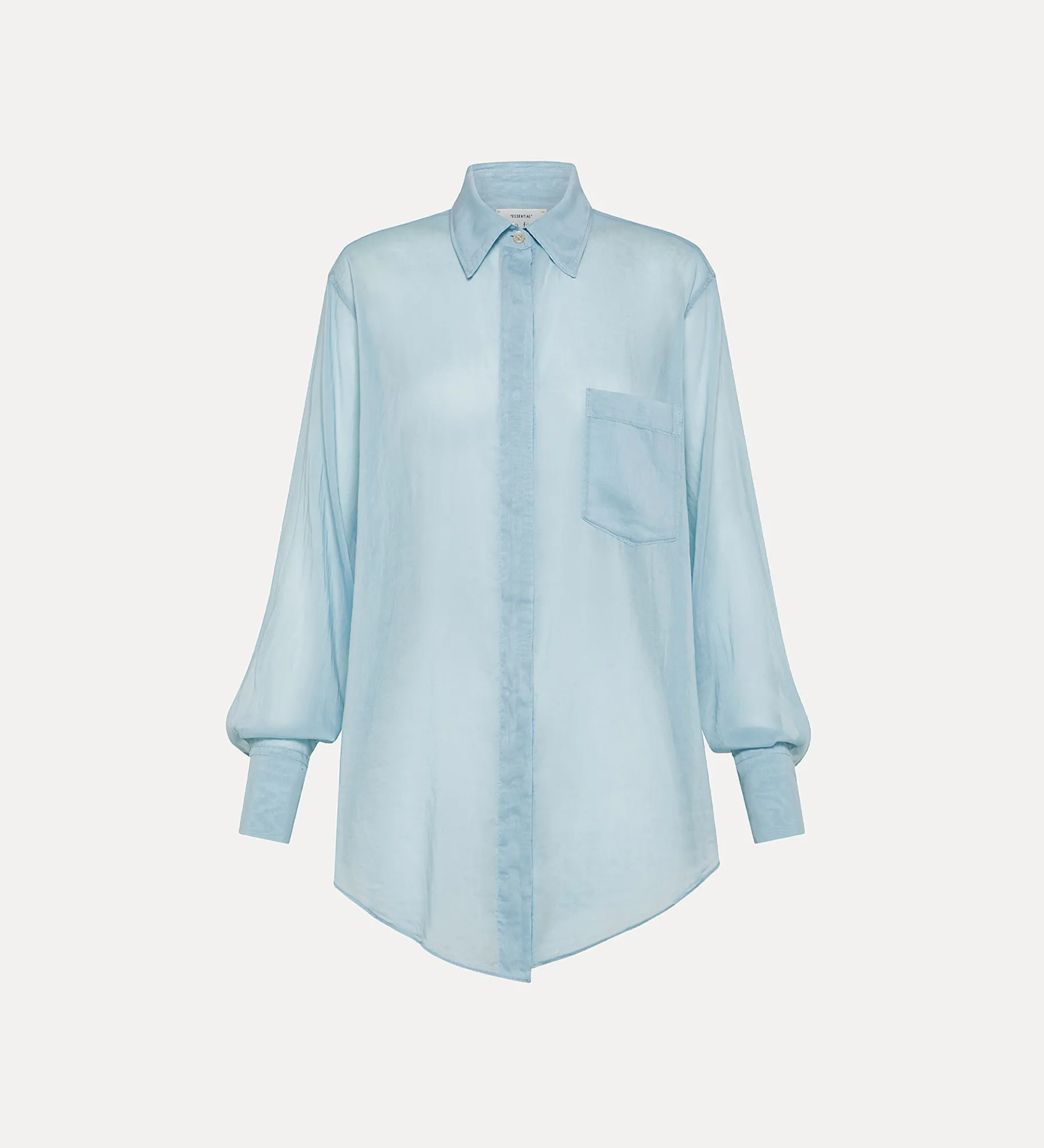 New forte_forte camicia over in voile nuage