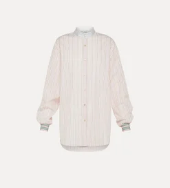Fashion forte_forte camicia serafino a righe petalo