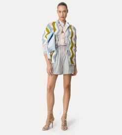 Fashion forte_forte camicia serafino a righe petalo