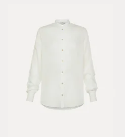 Online forte_forte camicia serafino essential in voile bianco
