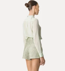 New forte_forte camicia serafino in voile mint