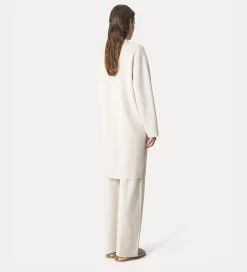 New forte_forte cappotto in lana ivory