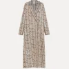 Outlet forte_forte cappotto jacquard “dune lily” cipria