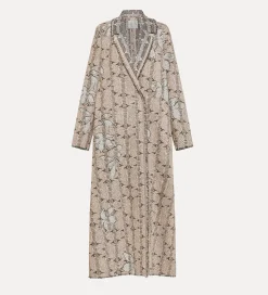 Outlet forte_forte cappotto jacquard “dune lily” cipria