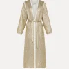 Outlet forte_forte cappotto jacquard lurex “twinkle” gold