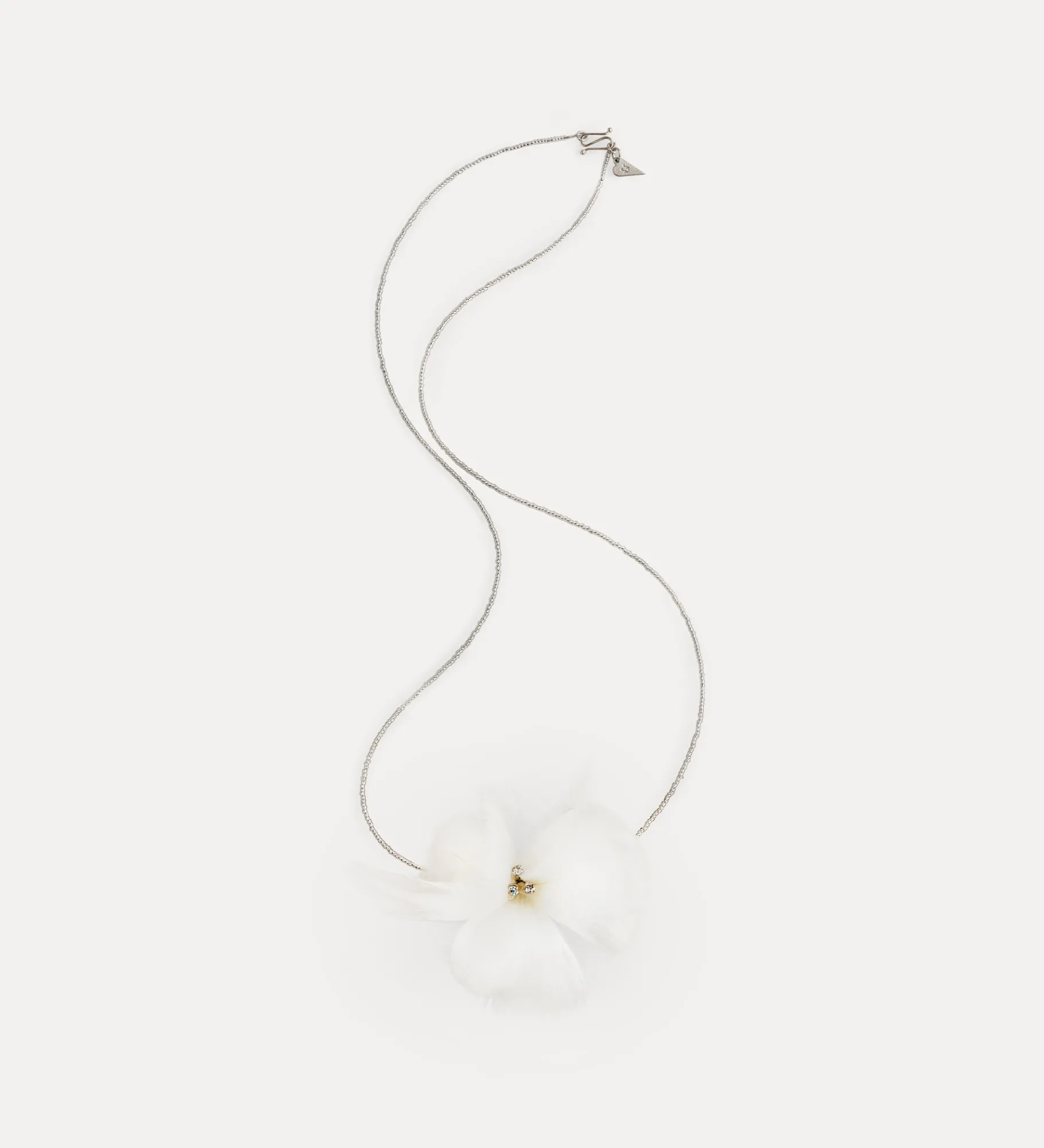 Discount forte_forte collana con piuma piuma