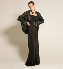 Clearance forte_forte collana in vetro nero