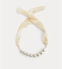 Sale forte_forte collier con perle in resina pearl