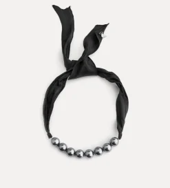 Discount forte_forte collier con perle in resina grey