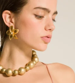 Discount forte_forte collier di perle in ottone bronze