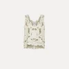 Fashion forte_forte crop top in pelle vegana “poetic orchid” orchidea