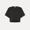 Sale forte_forte cropped t-shirt nera nero