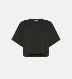 Sale forte_forte cropped t-shirt nera nero