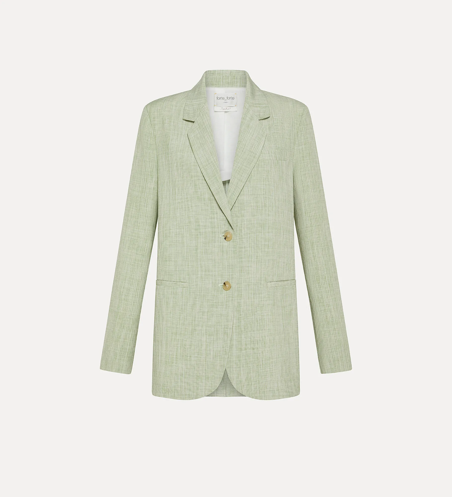 Sale forte_forte giacca over donna fil à fil aloe