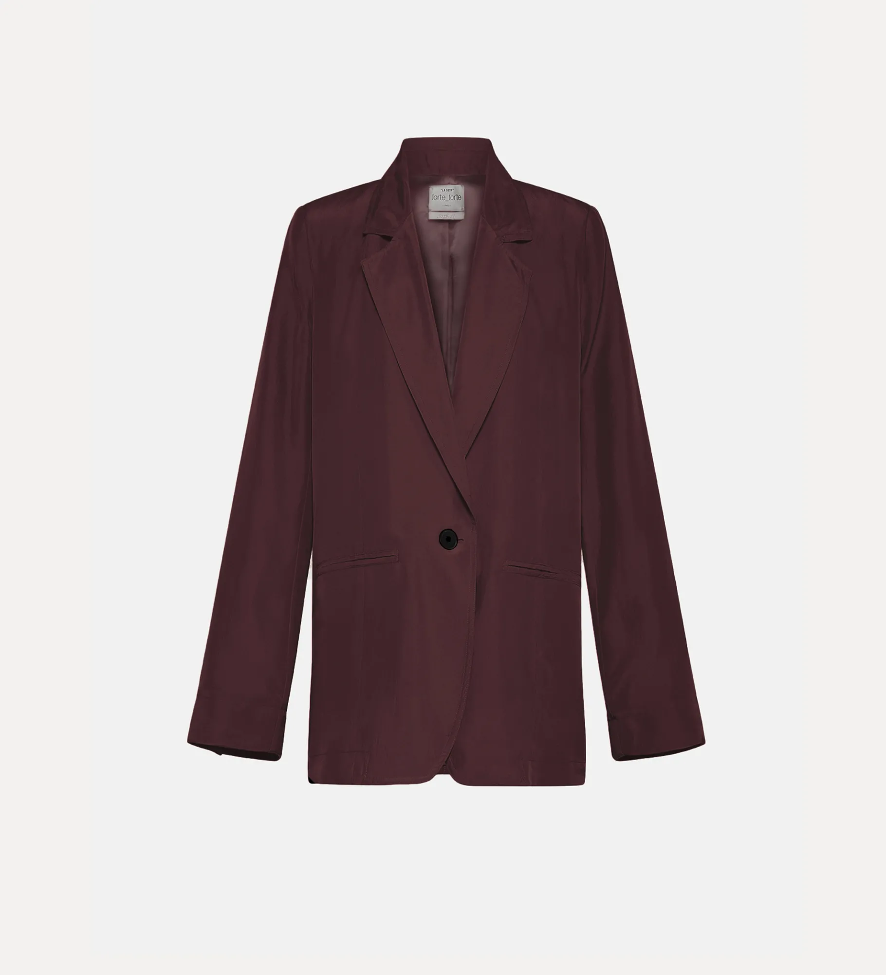 Outlet forte_forte giacca seta donna black orchid