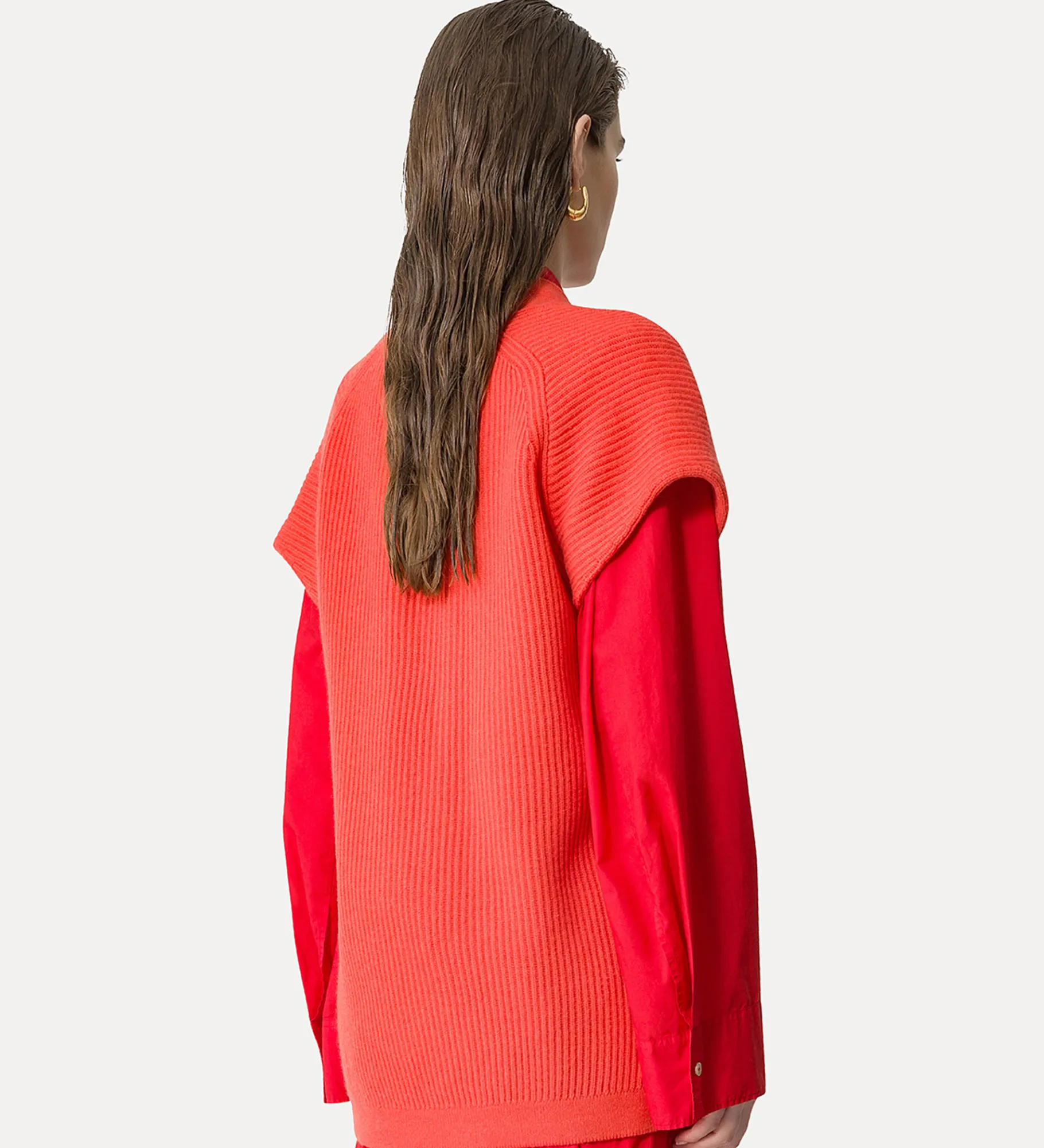 Clearance forte_forte gilet over lacca