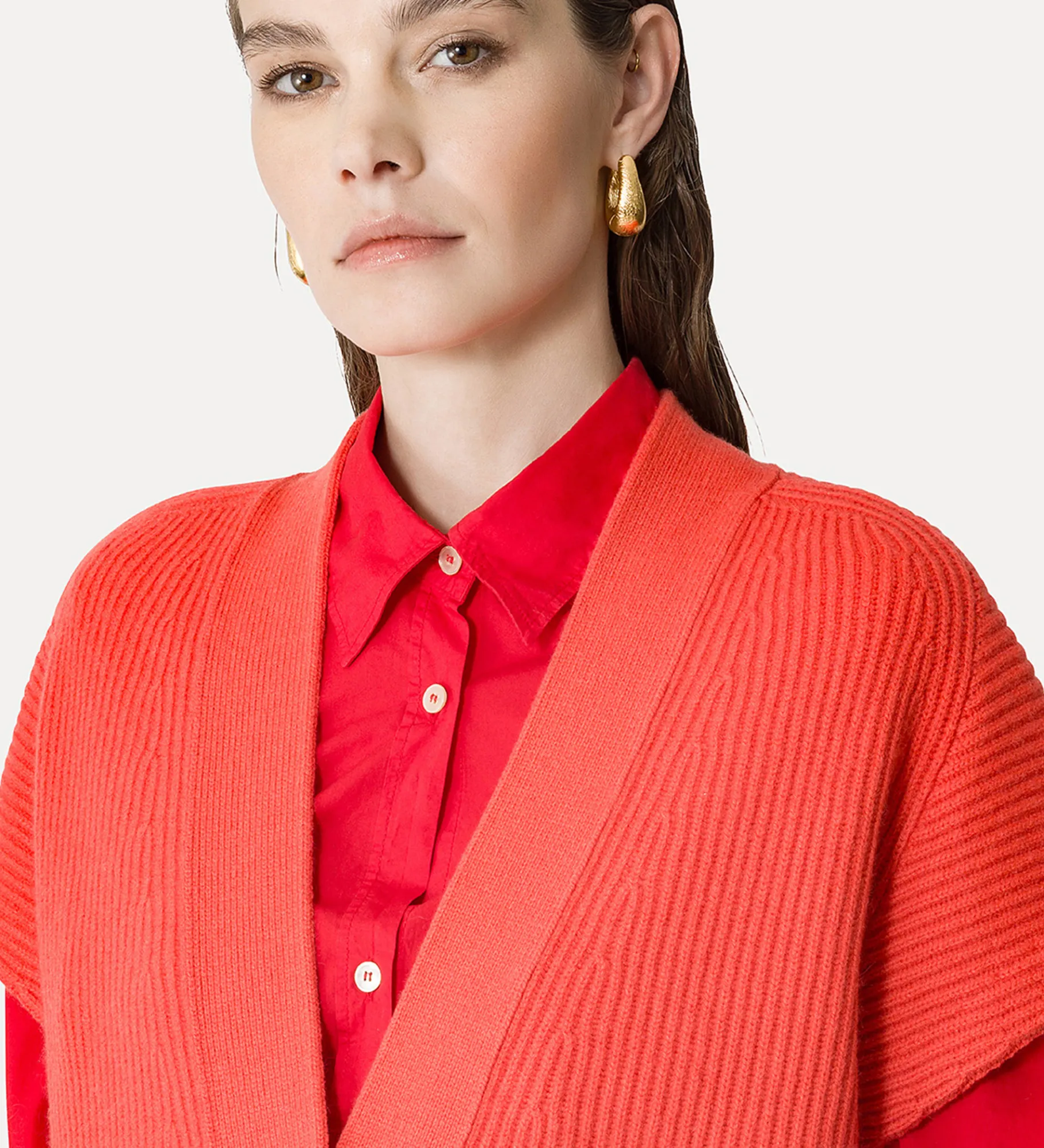 Clearance forte_forte gilet over lacca