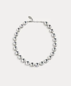 Discount forte_forte girocollo con cristalli grandi crystal